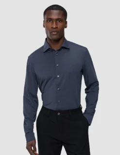 Travel Shirt Dark Navy Regular