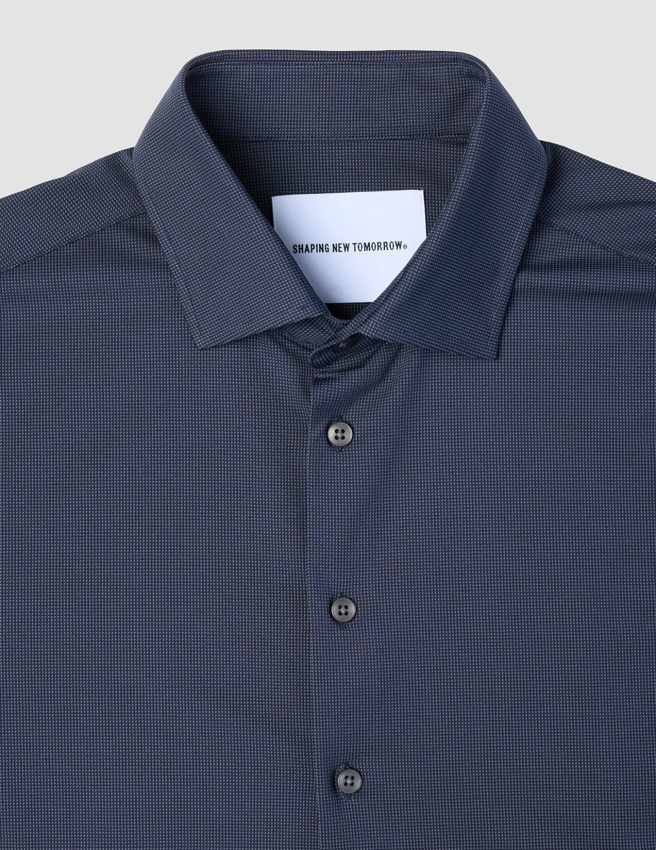 Travel Shirt Dark Navy Slim