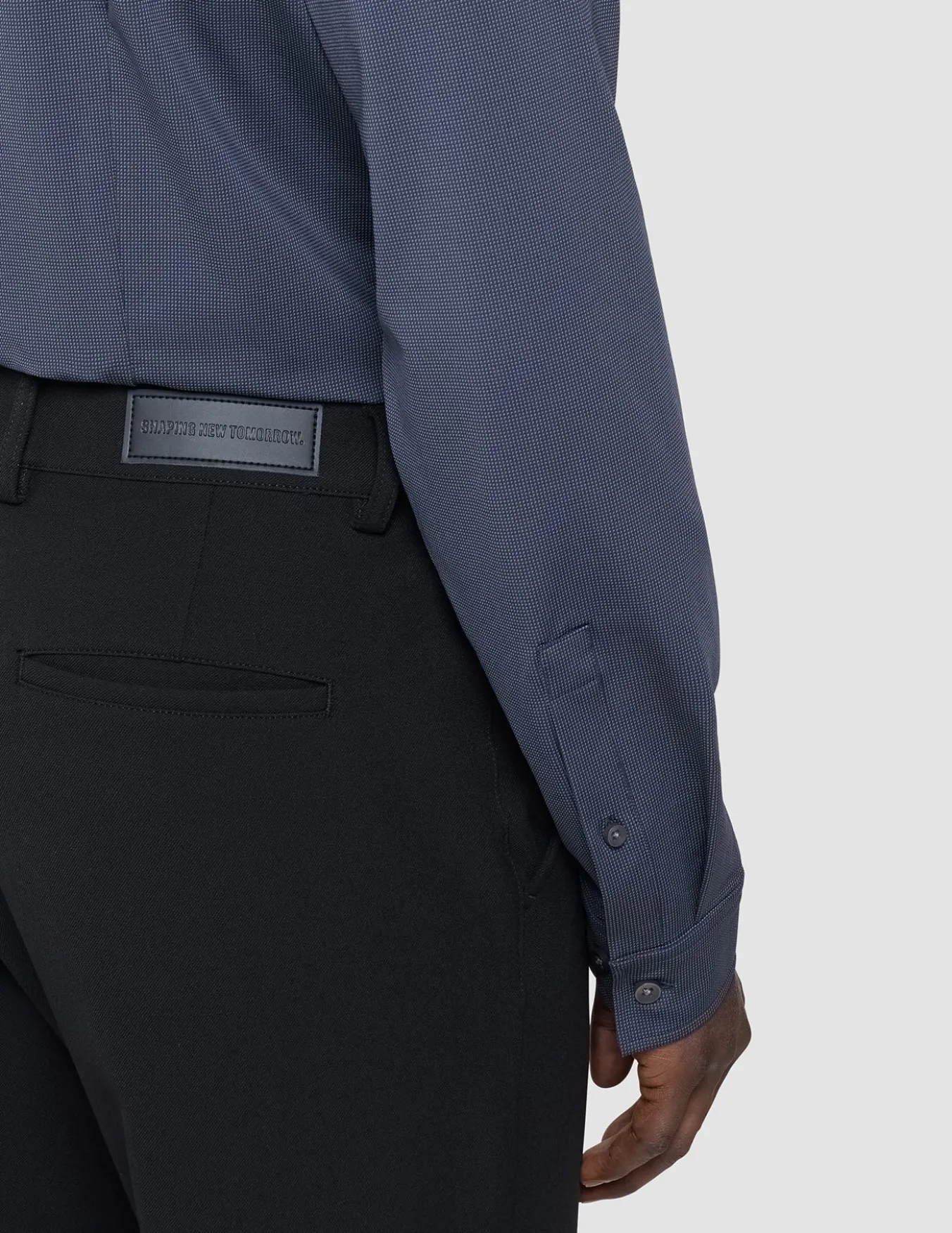 Travel Shirt Dark Navy Slim