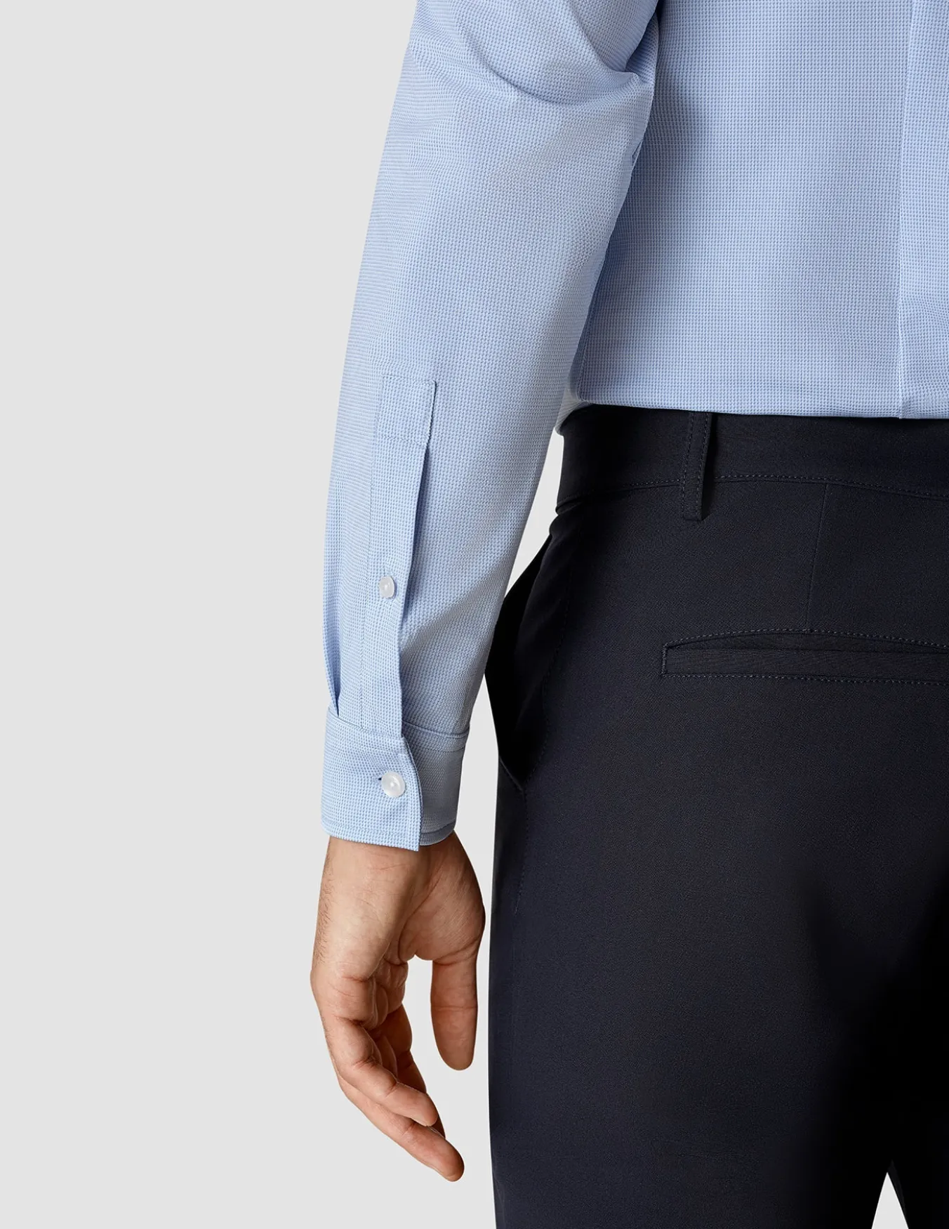 Travel Shirt Light Blue Regular