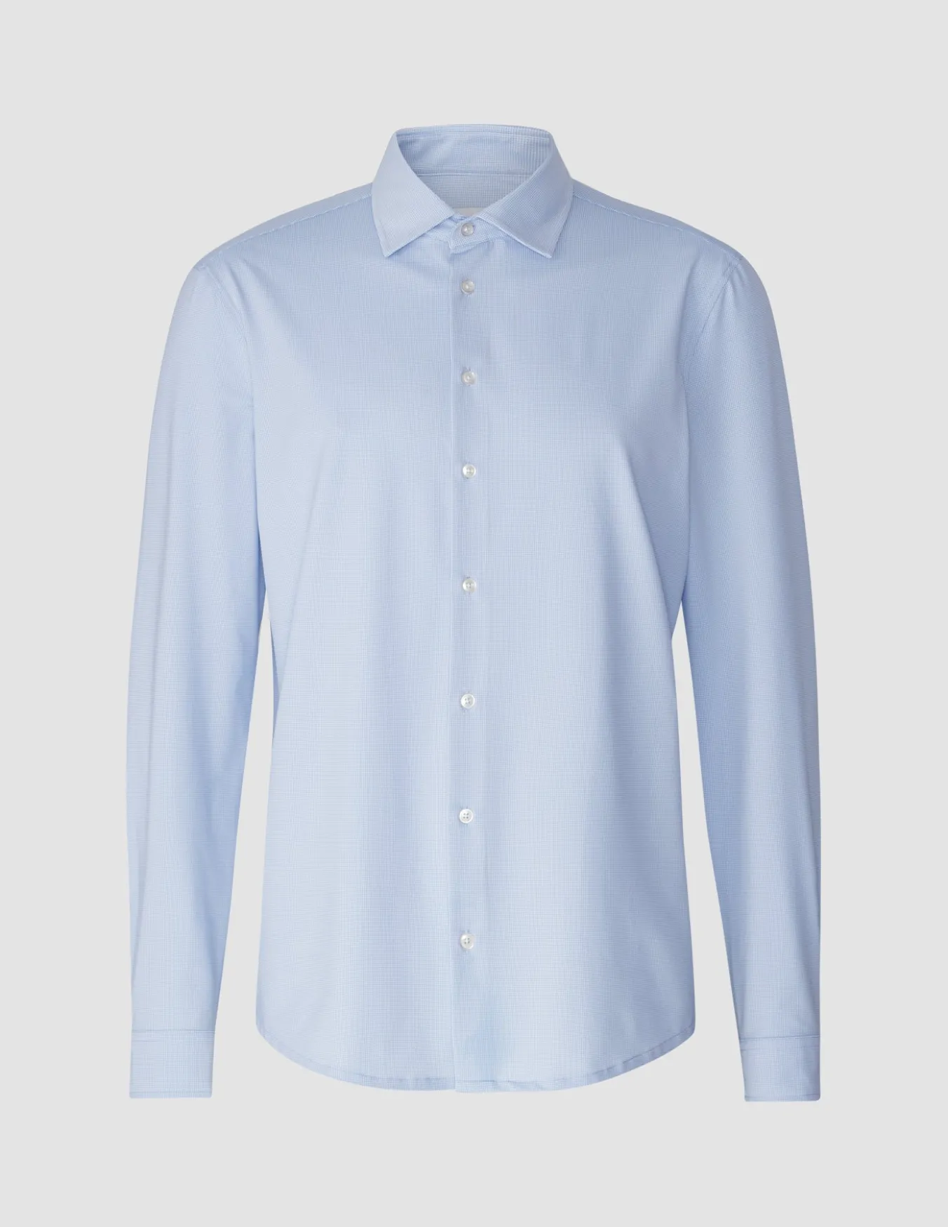 Travel Shirt Light Blue Regular