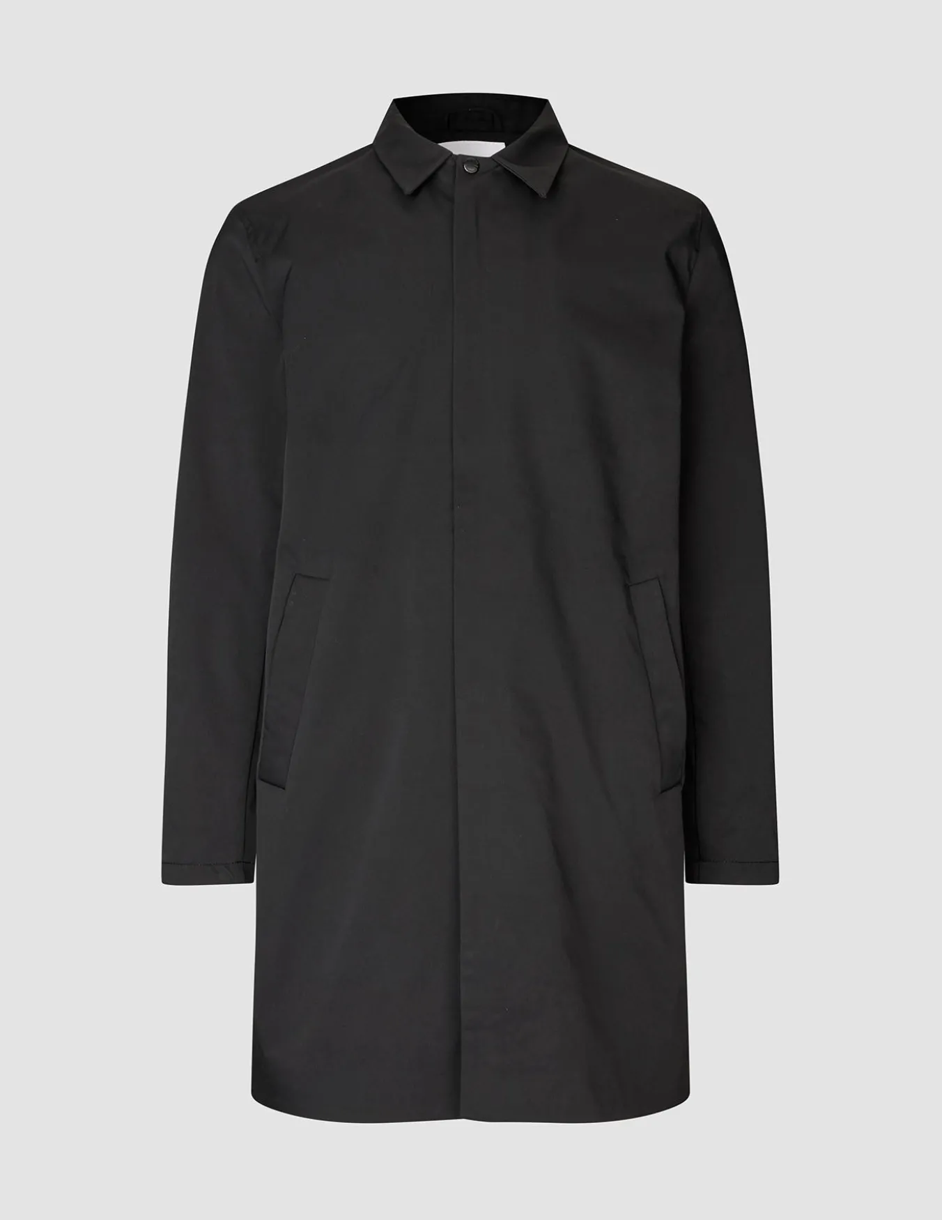 Waterproof Trench Coat Black
