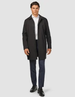 Waterproof Trench Coat Black