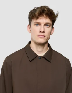 Waterproof Trench Coat Dark Brown