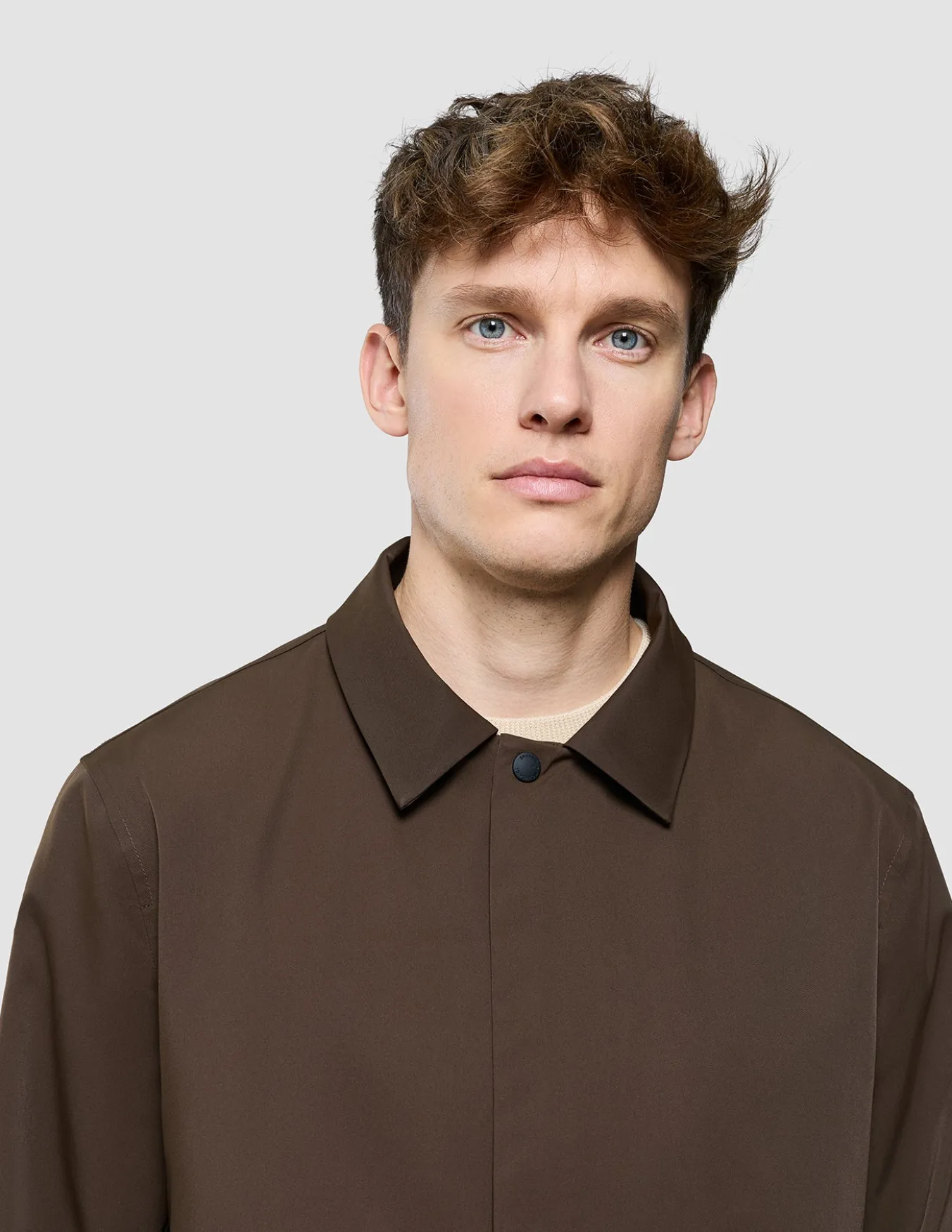 Waterproof Trench Coat Dark Brown