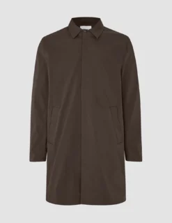 Waterproof Trench Coat Dark Brown