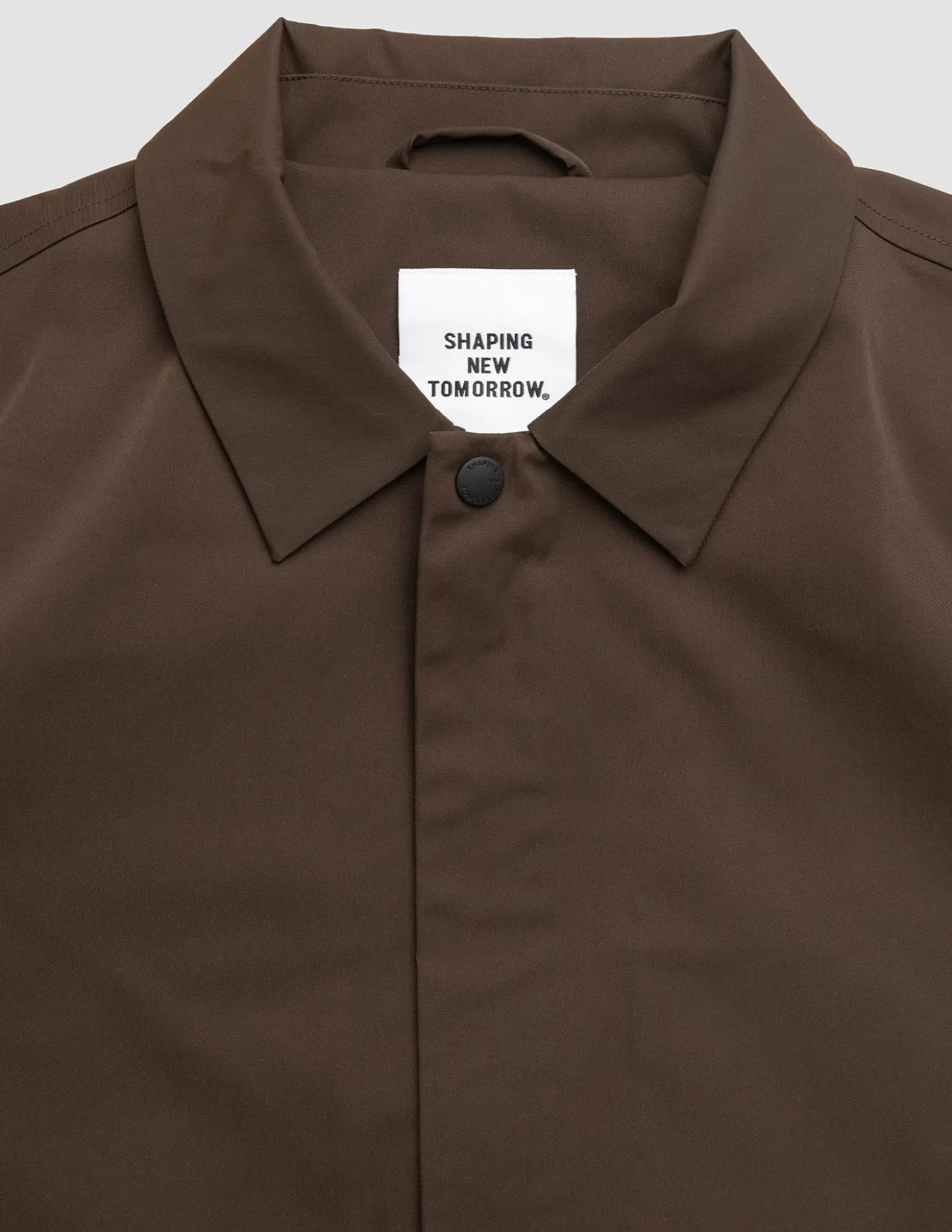 Waterproof Trench Coat Dark Brown