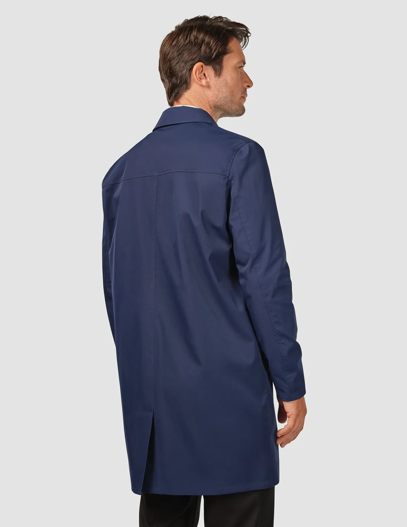 Waterproof Trench Coat Navy