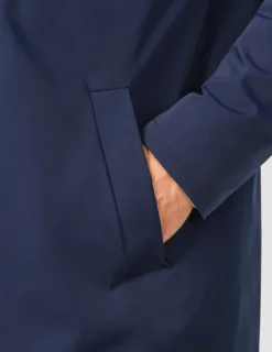 Waterproof Trench Coat Navy