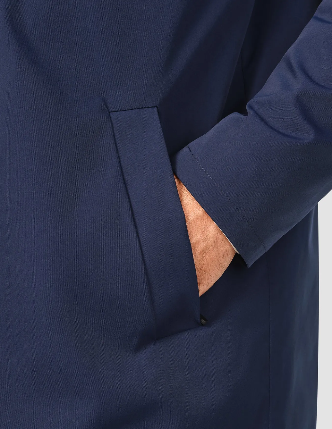 Waterproof Trench Coat Navy