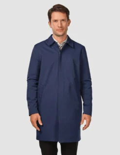 Waterproof Trench Coat Navy