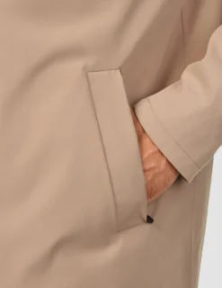 Waterproof Trench Coat Sand Grain