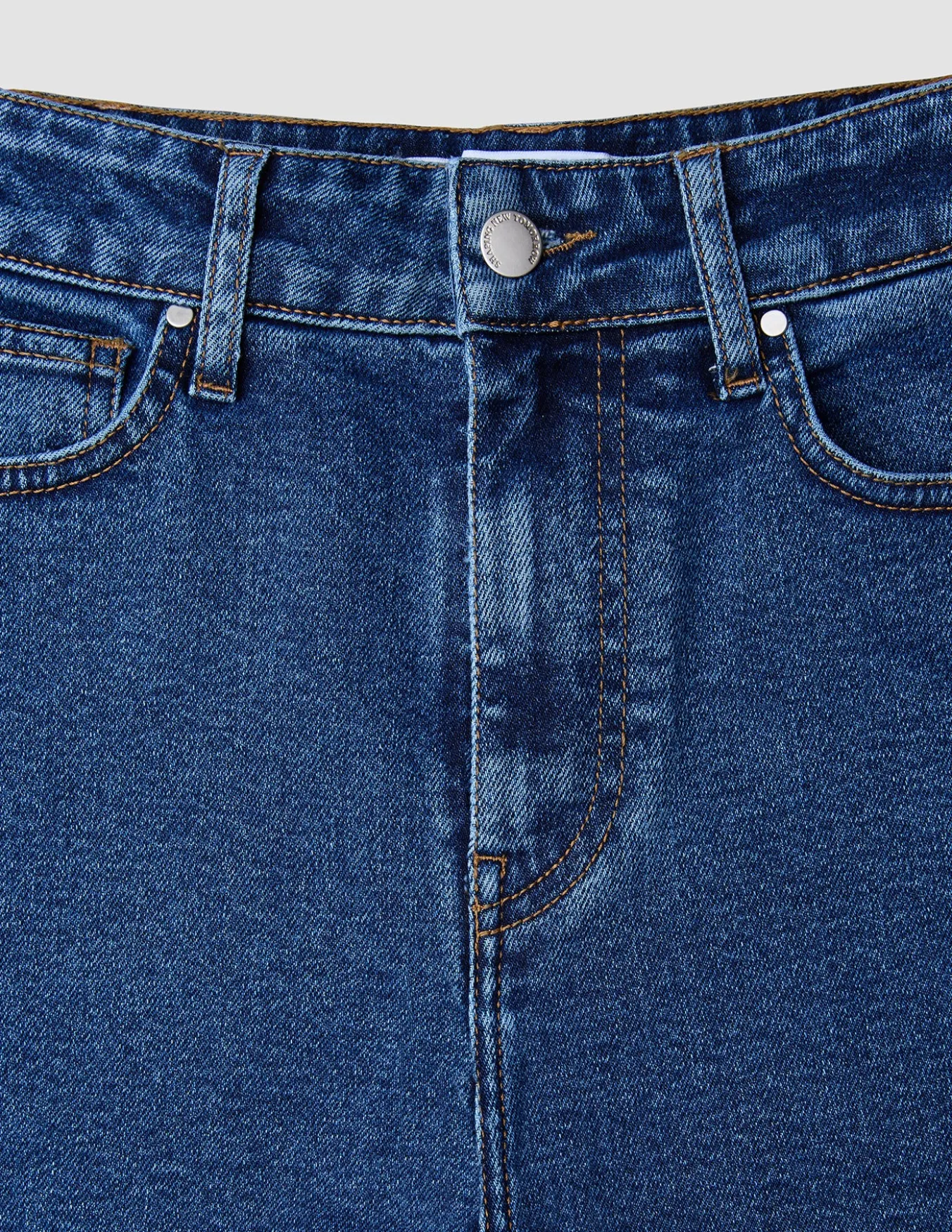 Women Classic Denim Shorts Medium Blue