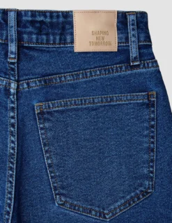 Women Classic Denim Shorts Medium Blue