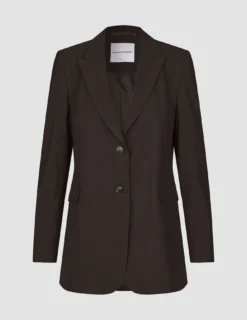 Women Ease Blazer Mocha Melange