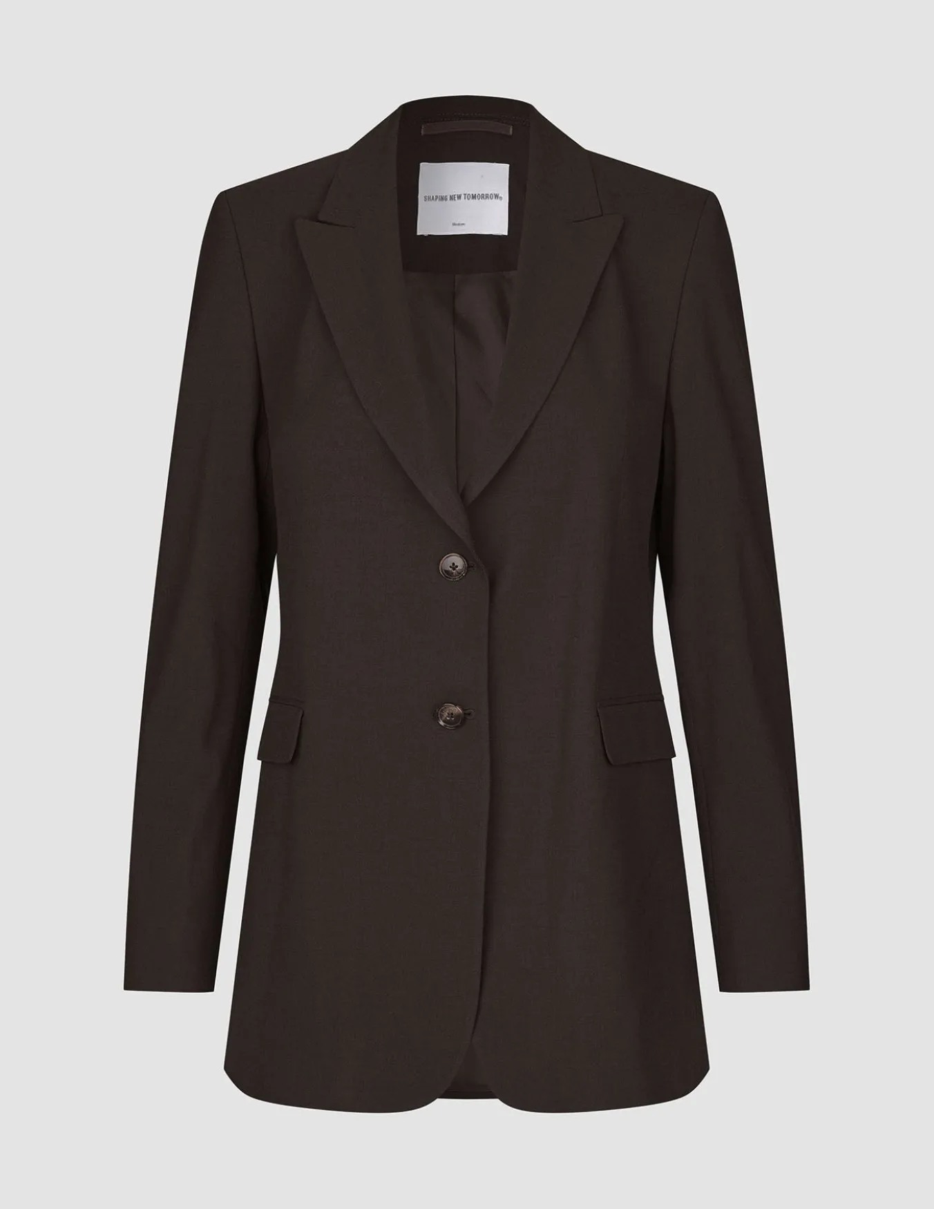 Women Ease Blazer Mocha Melange