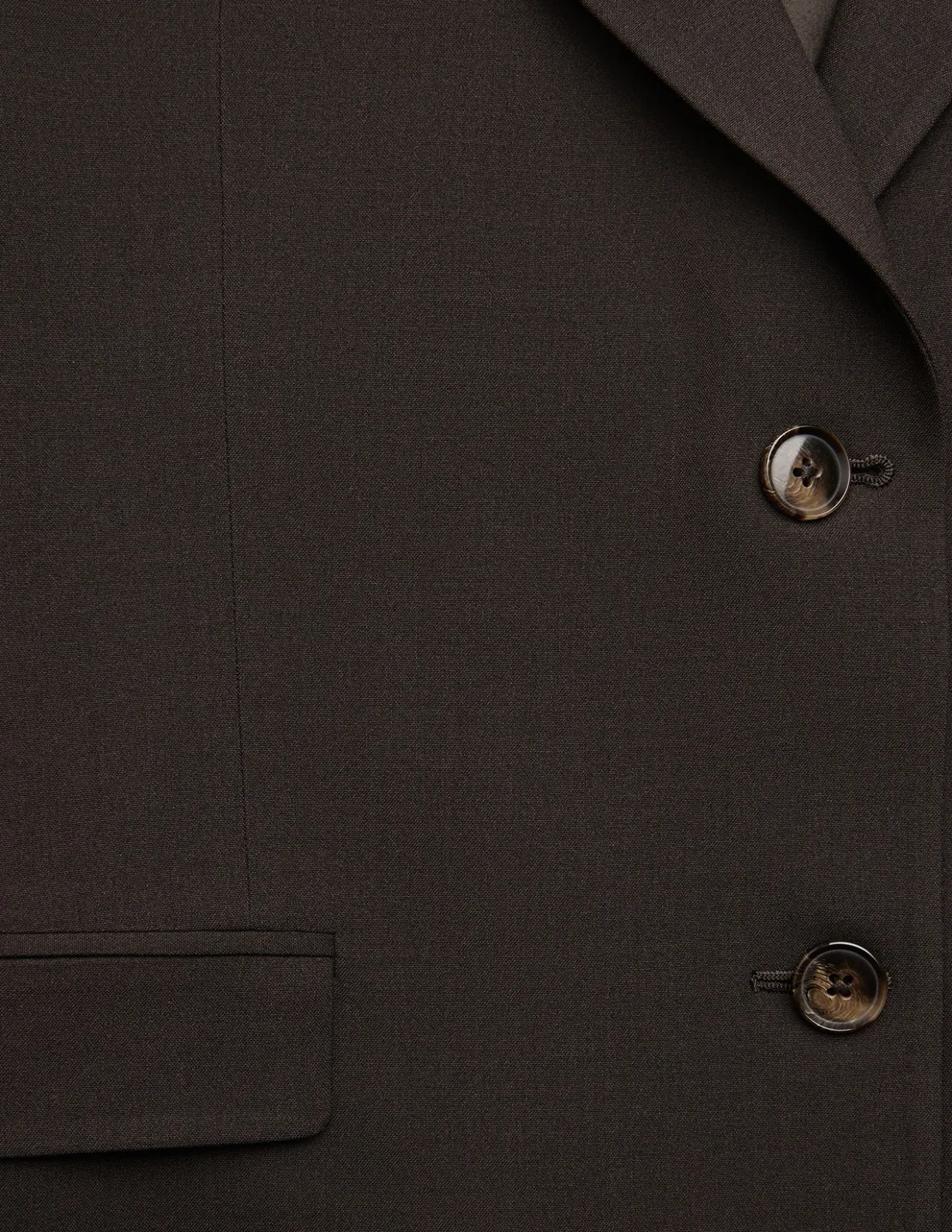 Women Ease Blazer Mocha Melange