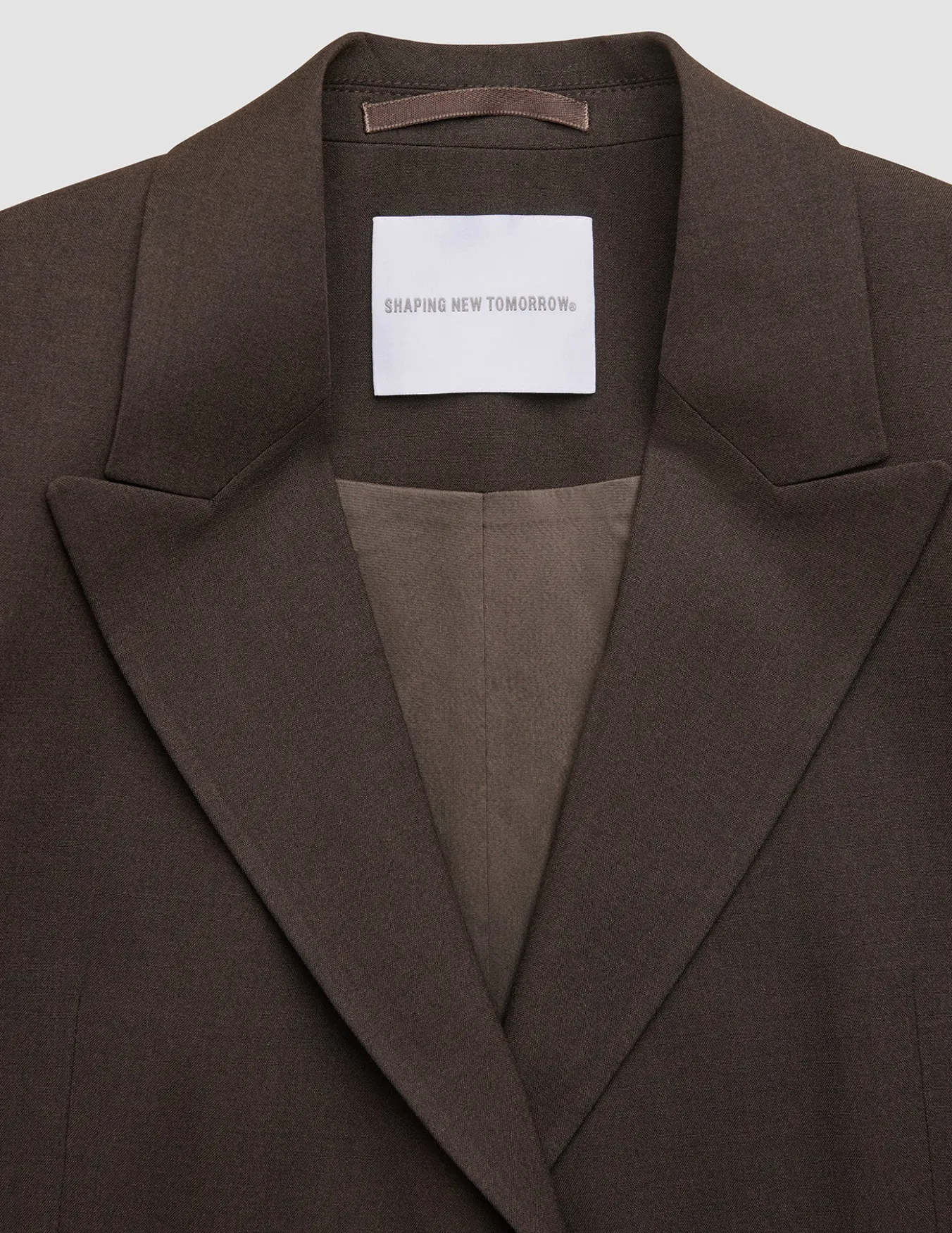 Women Ease Blazer Mocha Melange