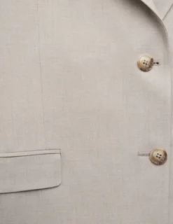 Women Ease Blazer Vanilla Melange