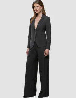 Women Ease Fitted Blazer Black