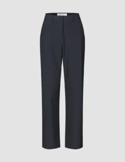 Women Ease Pants Straight Black