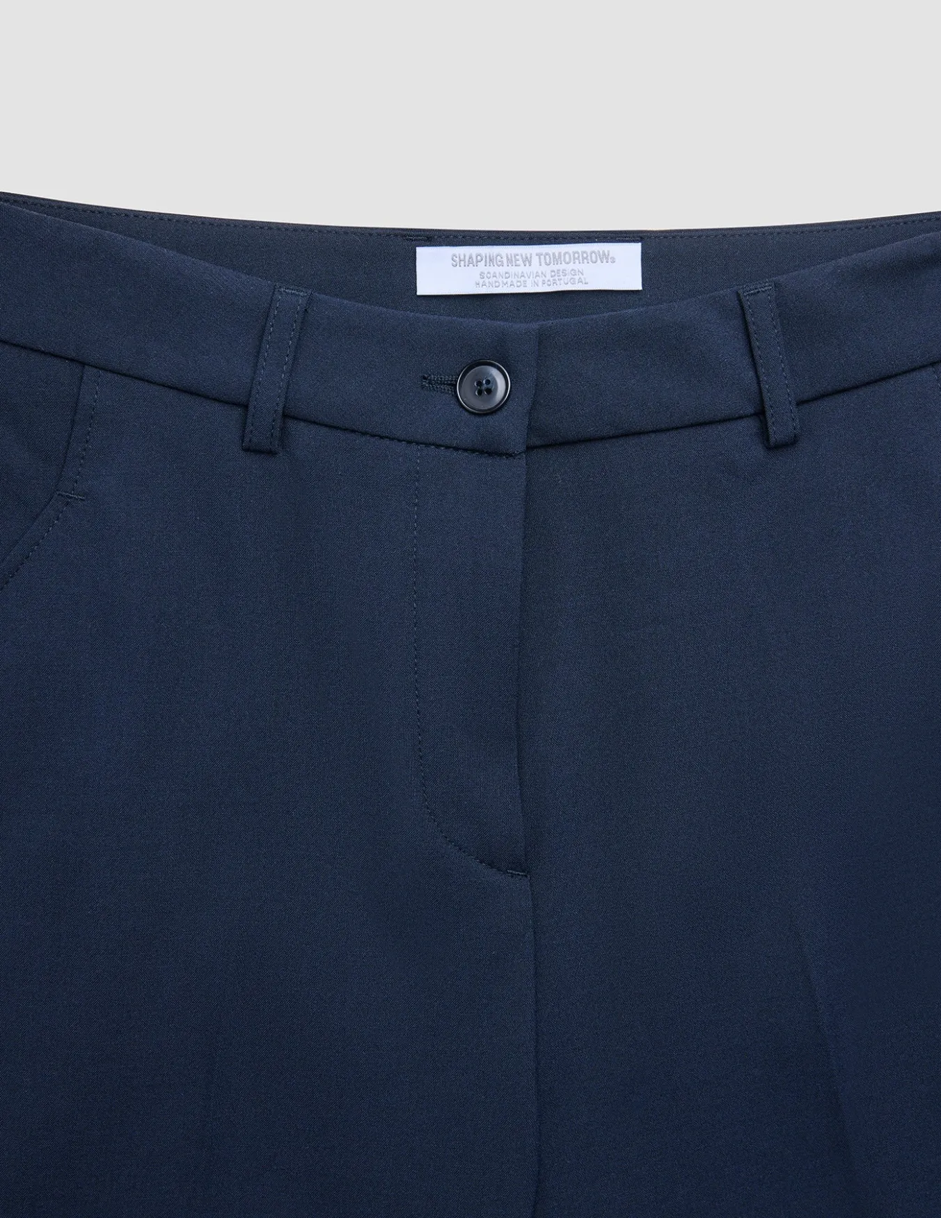 Women Ease Pants Straight Blue Nights