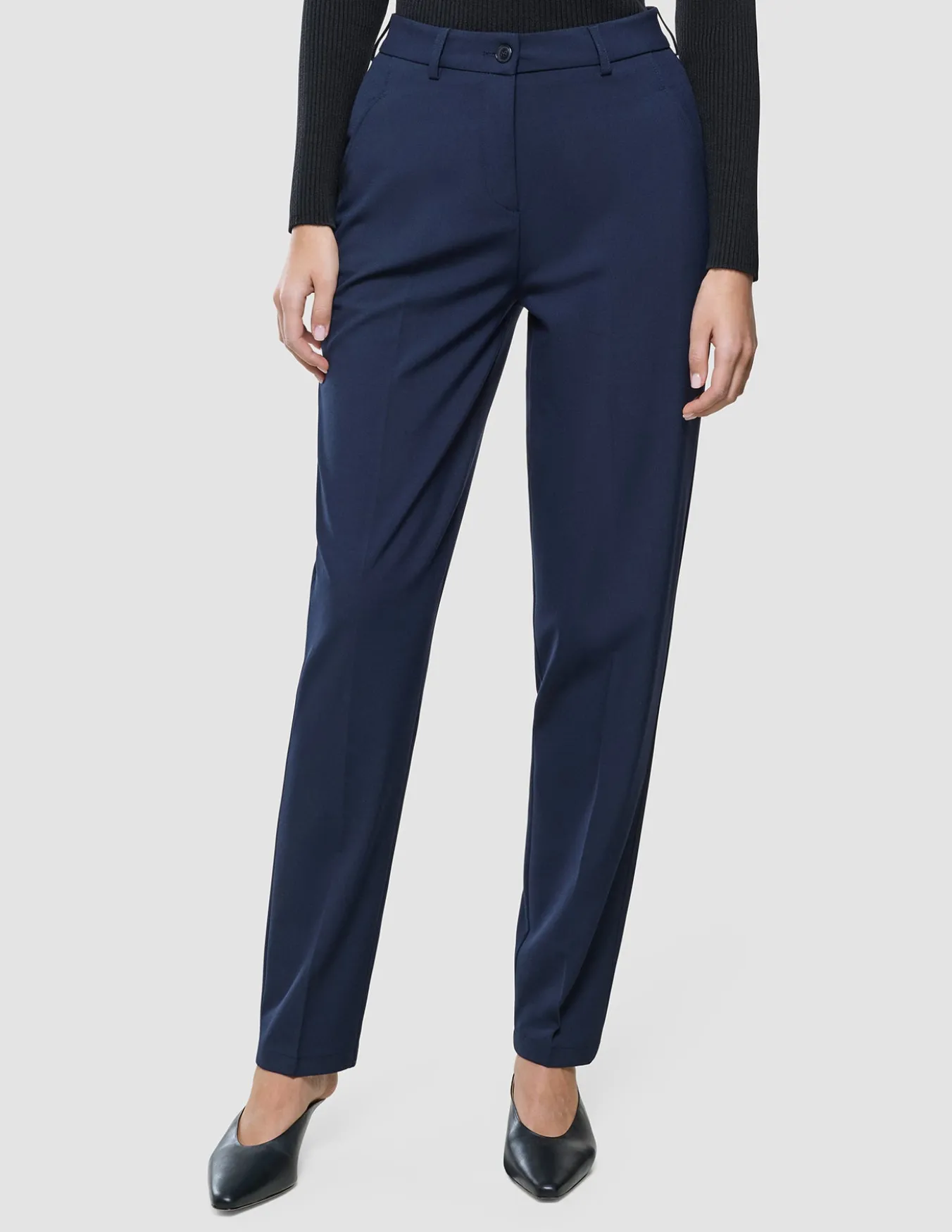 Women Ease Pants Tapered Blue Nights