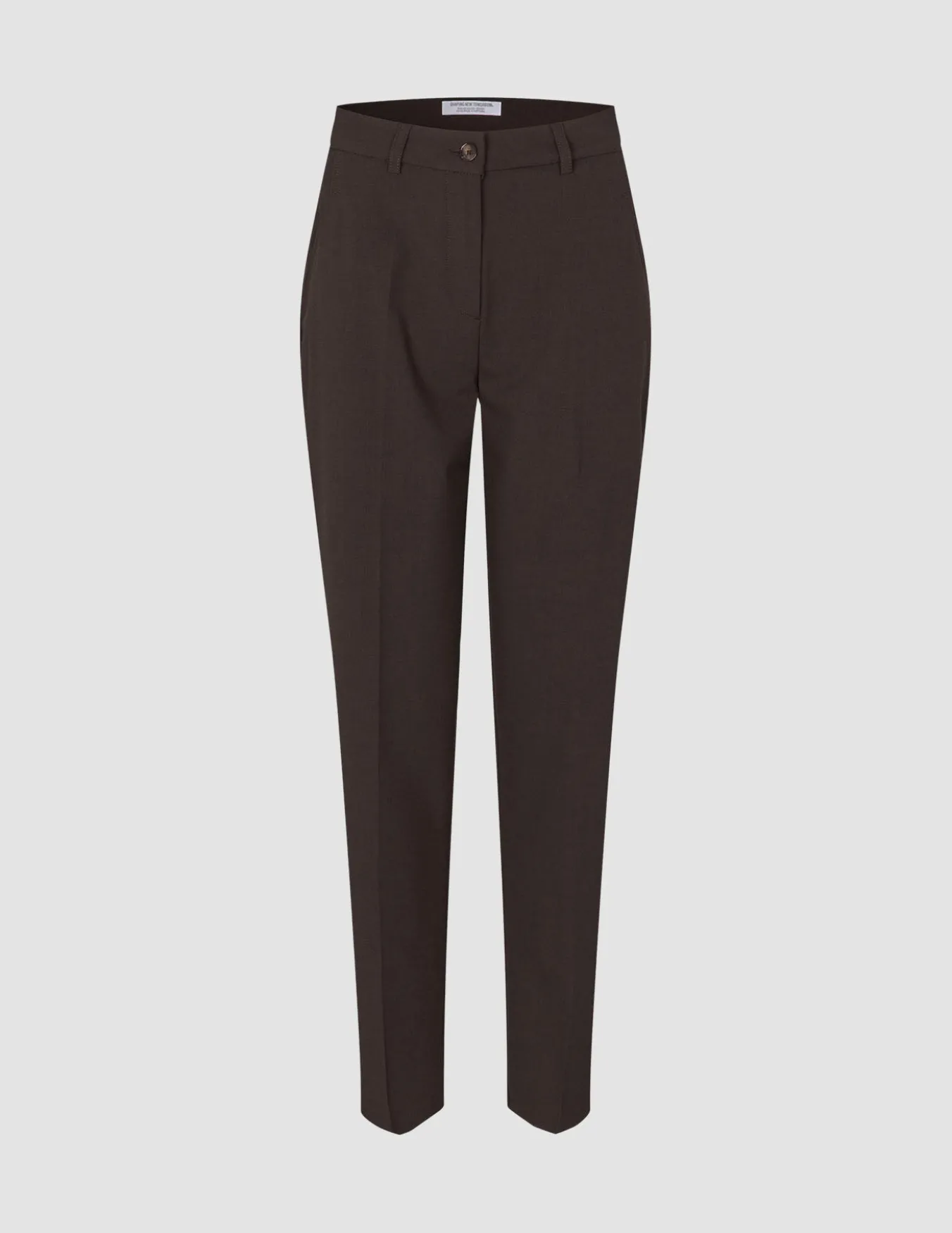 Women Ease Pants Tapered Mocha Melange