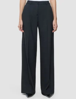 Women Ease Pants Wide Black