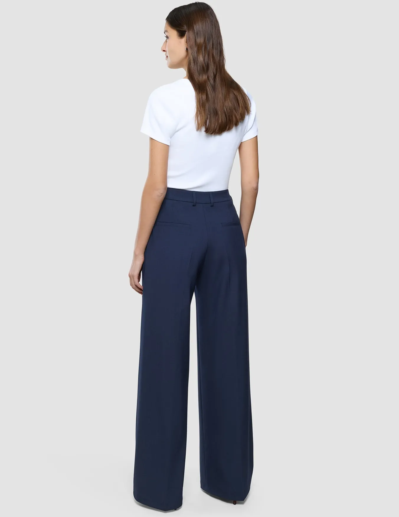 Women Ease Pants Wide Blue Nights