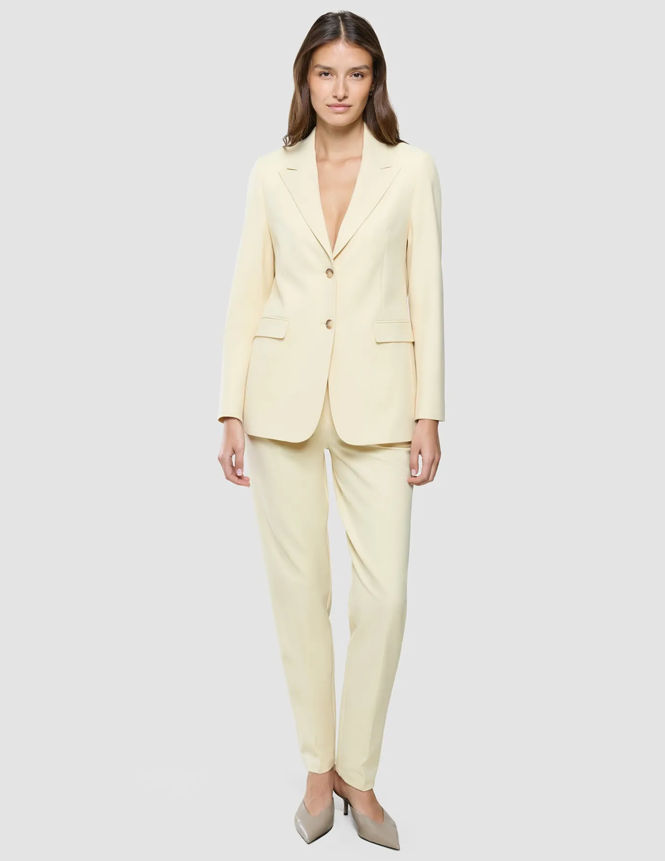 Women Essential Blazer Misty Yellow