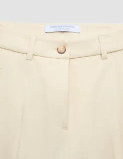 Women Essential Pants Wide Misty Yellow