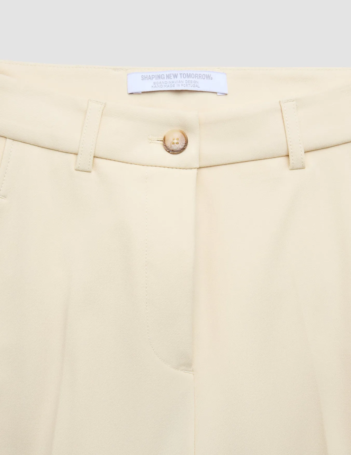 Women Essential Pants Wide Misty Yellow