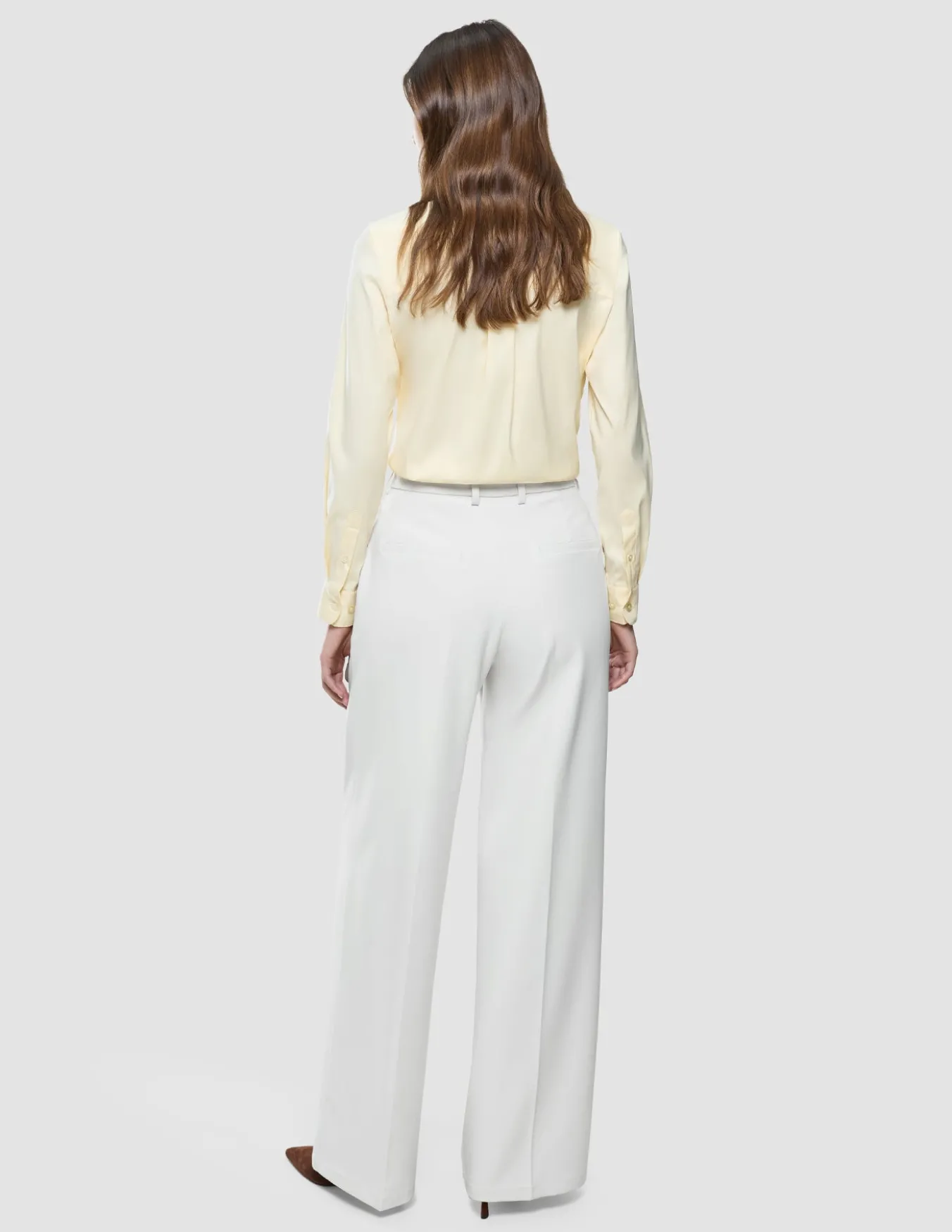Women Essential Pants Wide Off White
