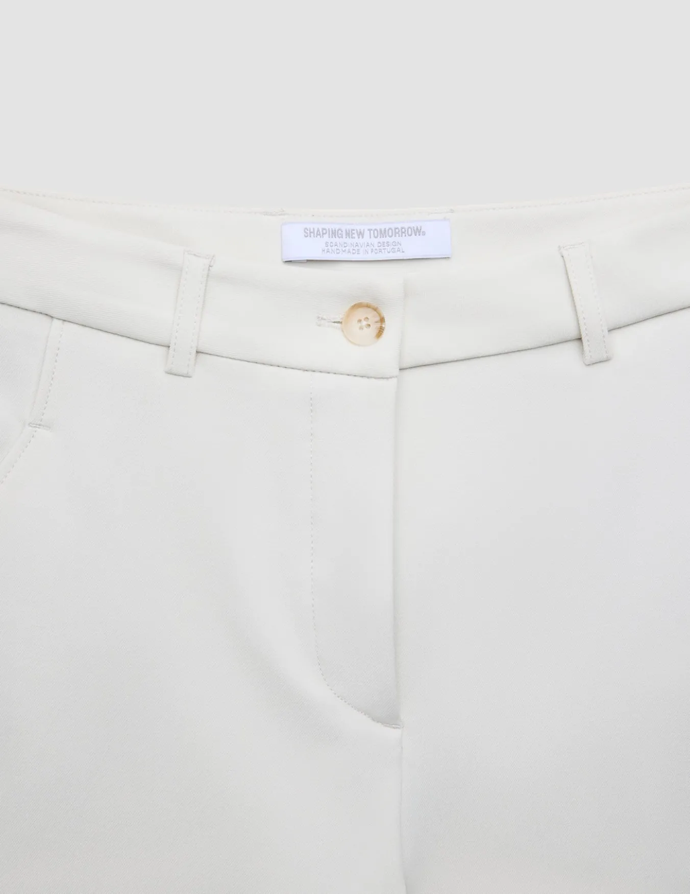 Women Essential Pants Wide Off White