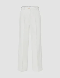 Women Essential Pants Wide Off White