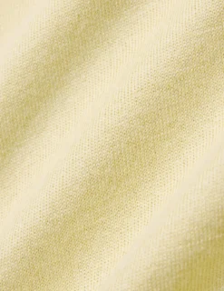 Women Fine Knit T-Shirt Sunlight Yellow