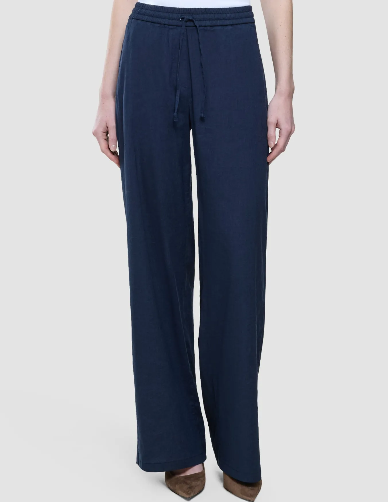 Women Linen Pants Relaxed Night Sky