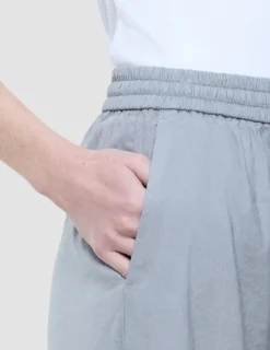 Women Linen Pants Relaxed Stone Grey