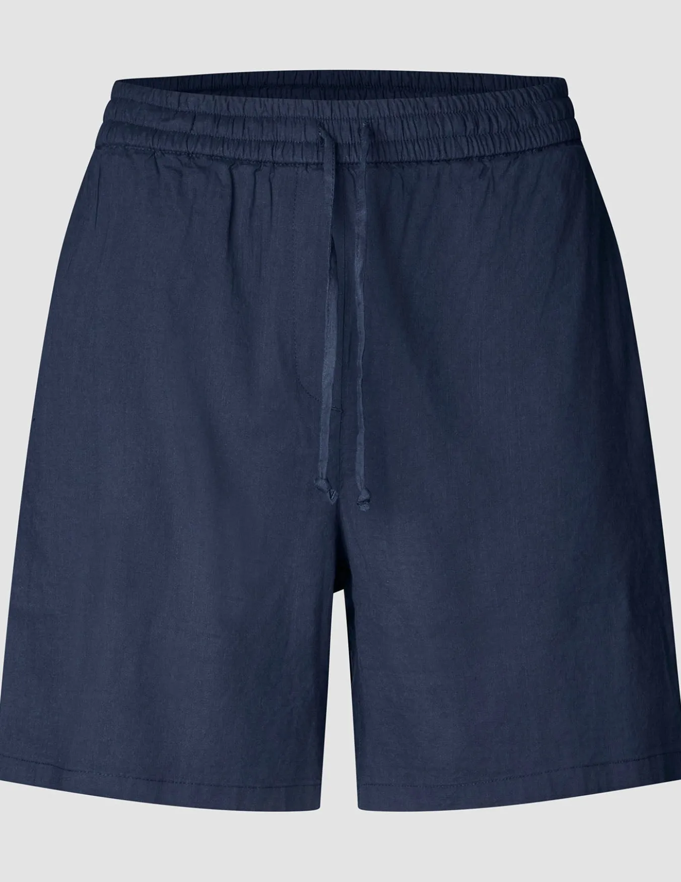 Women Linen Shorts Relaxed Night Sky
