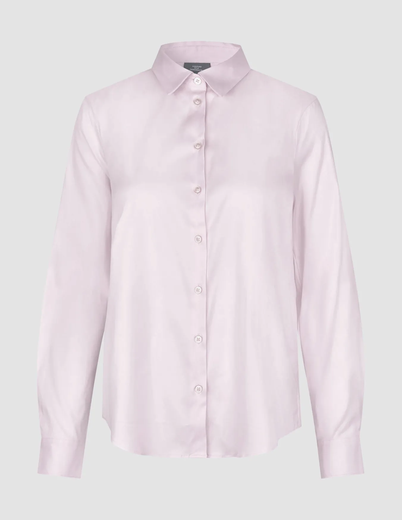 Women Oxford Shirt Barely Pink Regular