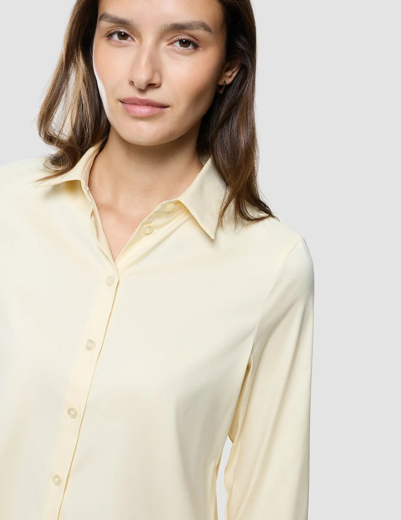 Women Oxford Shirt Misty Yellow Regular