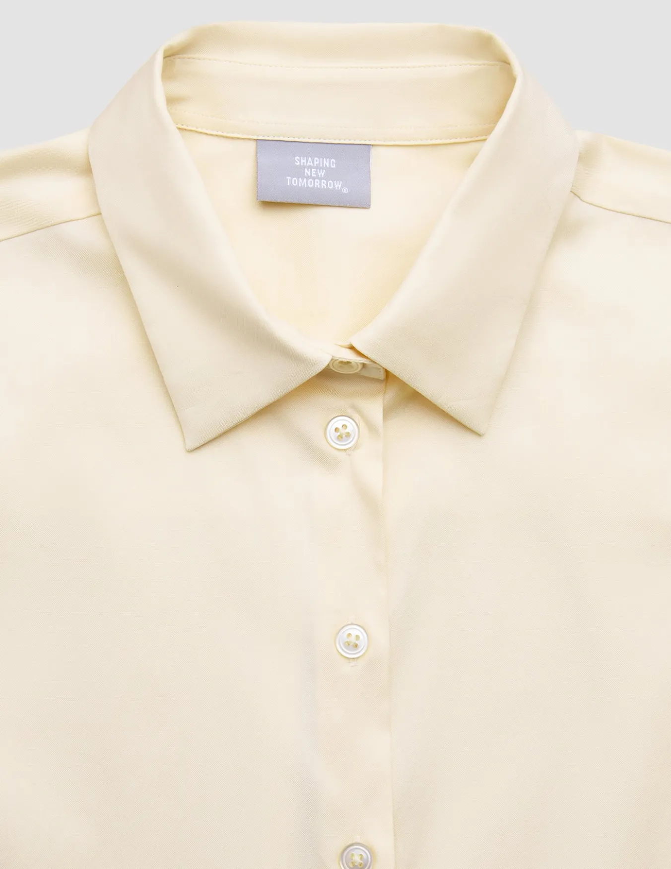 Women Oxford Shirt Misty Yellow Regular
