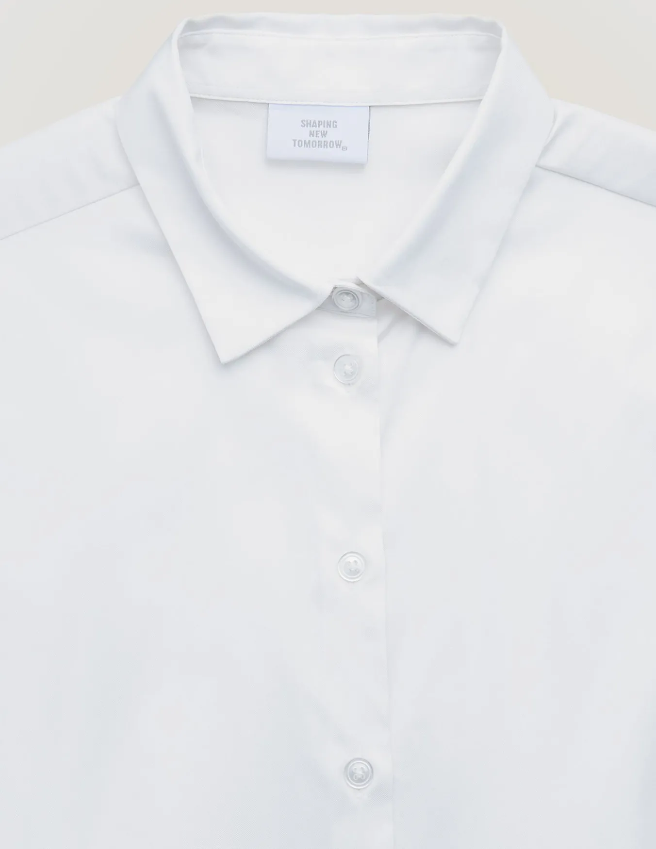 Women Oxford Shirt White Slim