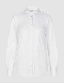 Women Oxford Shirt White Slim