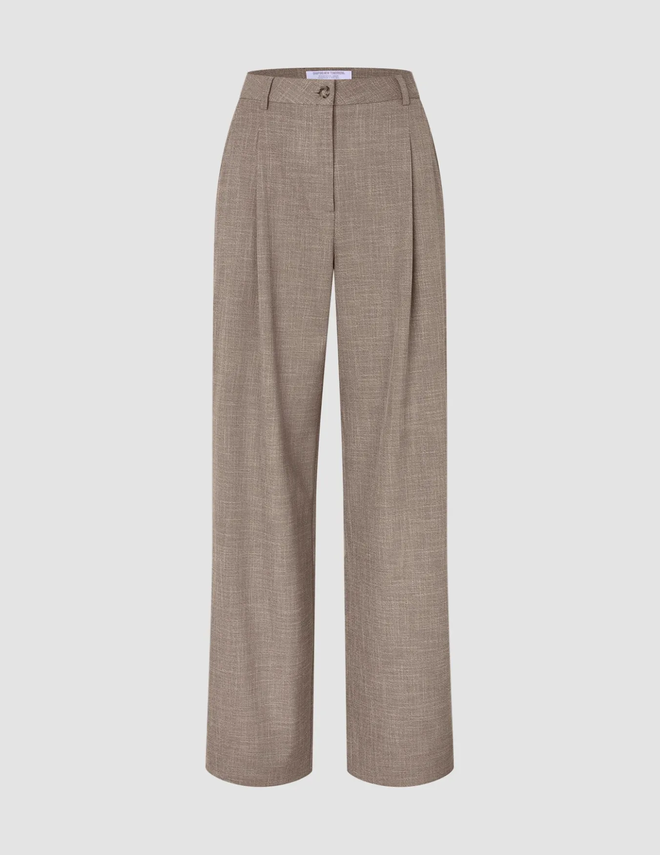 Women Rhea Pants Golden Beige Melange