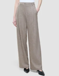 Women Rhea Pants Golden Beige Melange