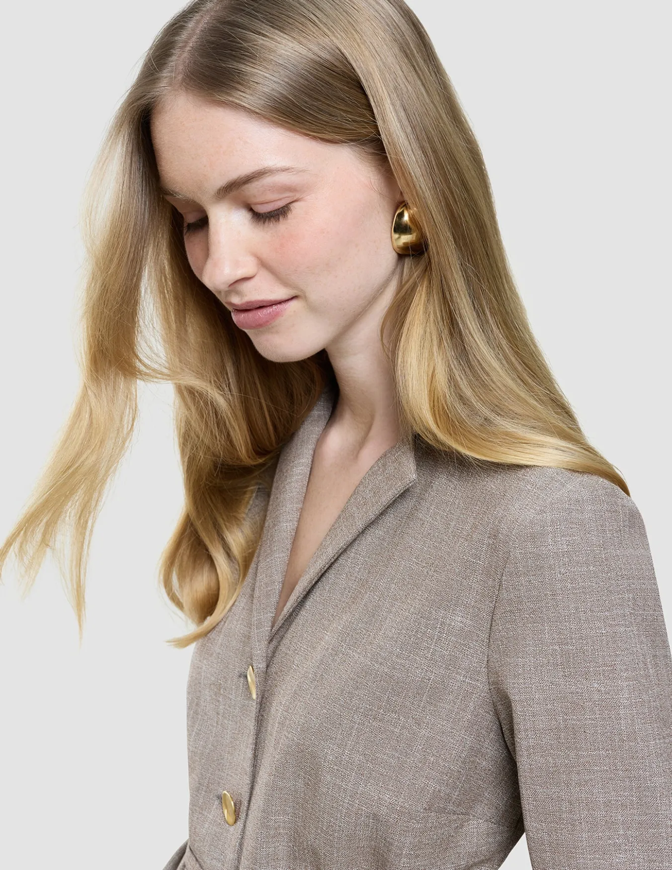 Women Rhea Shirt Golden Beige Melange