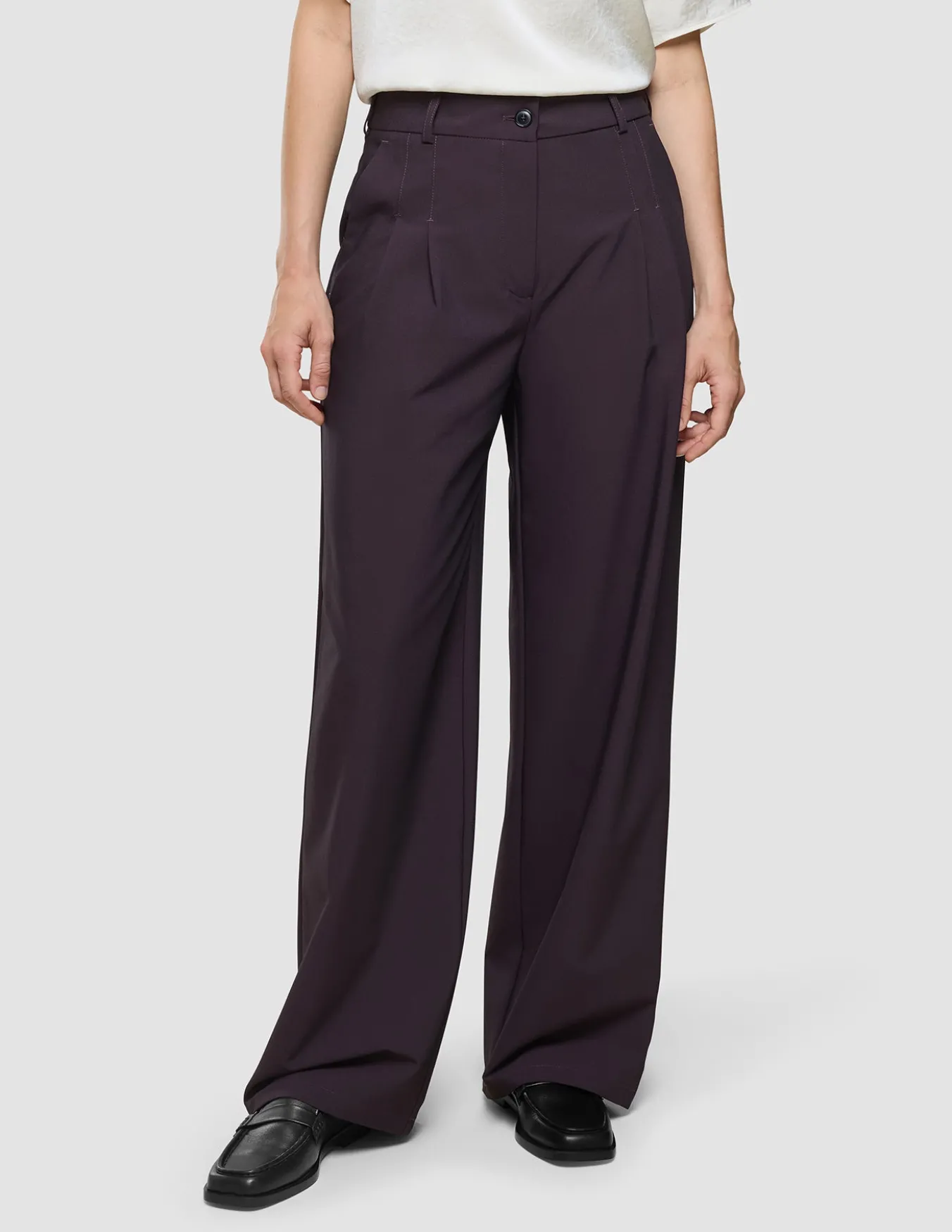 Women's Avira Pants Wide Burgundy Berry