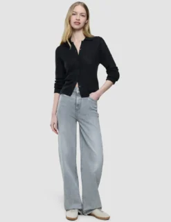 Women's Classic Jeans Relaxed Light Grey Washed